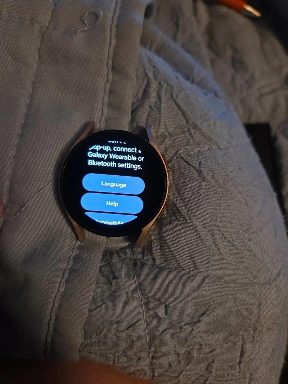 Samsung silicone had watch